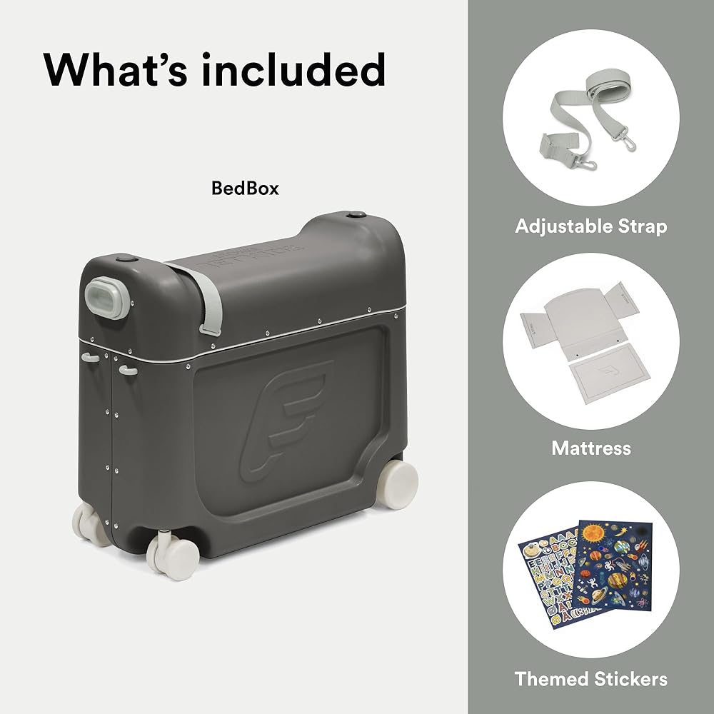 Amazon.com | Stokke JetKids BedBox, Midnight Grey - Ride-On