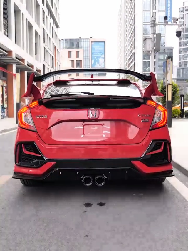 Amazon | YUANZHENGホンダ シビック ハッチバック リアウィング リア