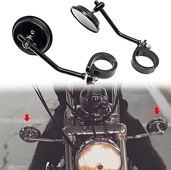 Amazon.co.jp: ノーブランド品オートバイミラーセットFORハーレー