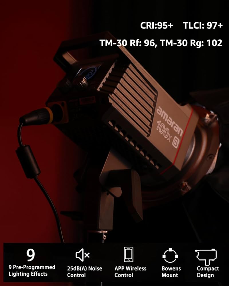 Amazon | Aputure Amaran 100x LEDビデオライト 100W 2700-6500k