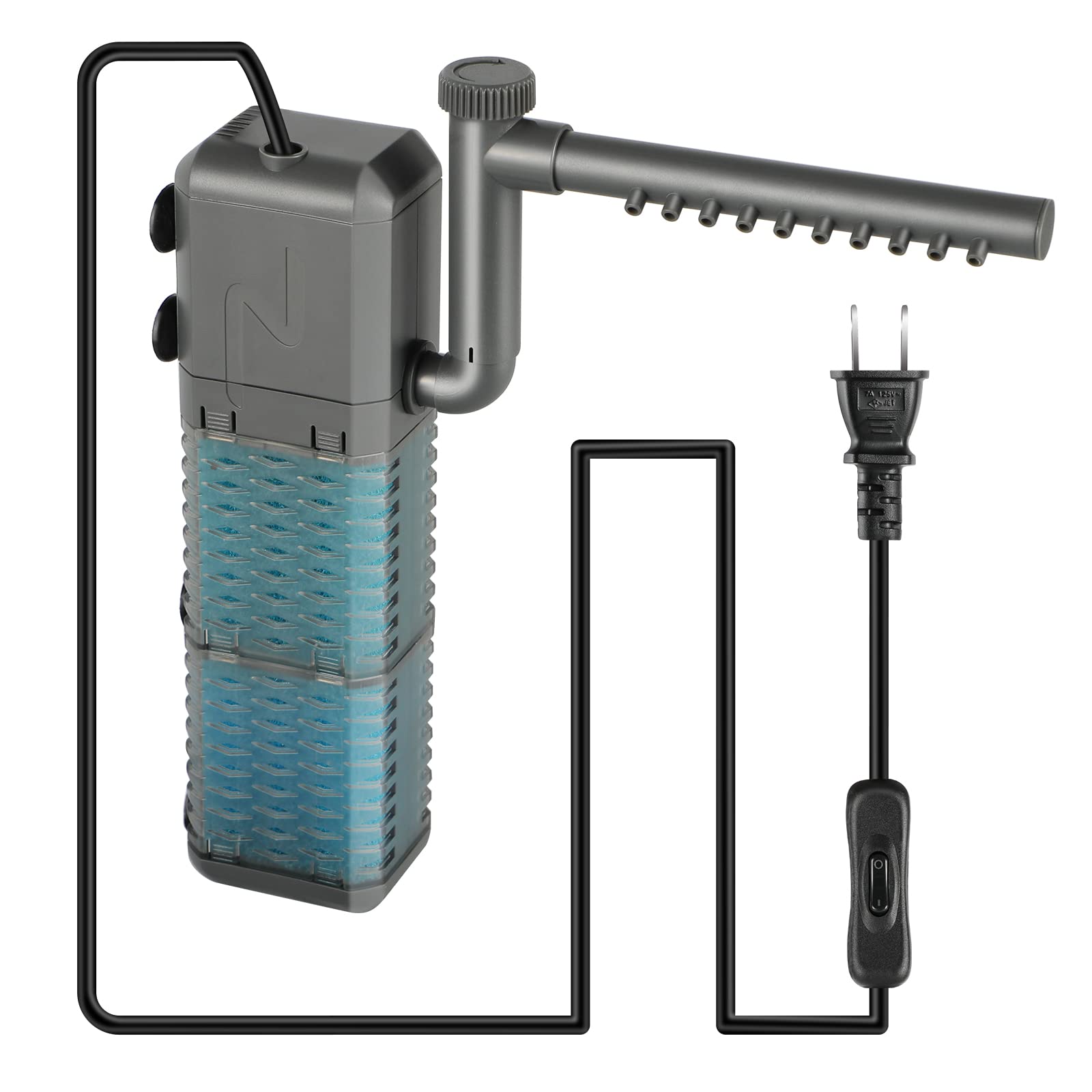 Amazon.co.jp: 水中ポンプ 小型 水槽ポンプ 9W 水槽フィルター 酸素