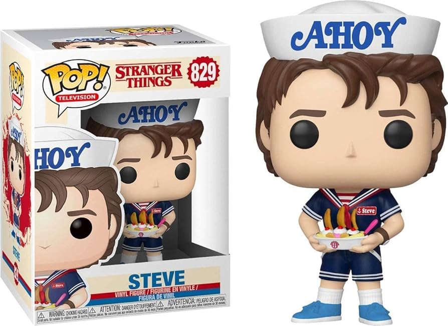 Amazon.com: Funko Pop! Television: Stranger Things Steve with Hat