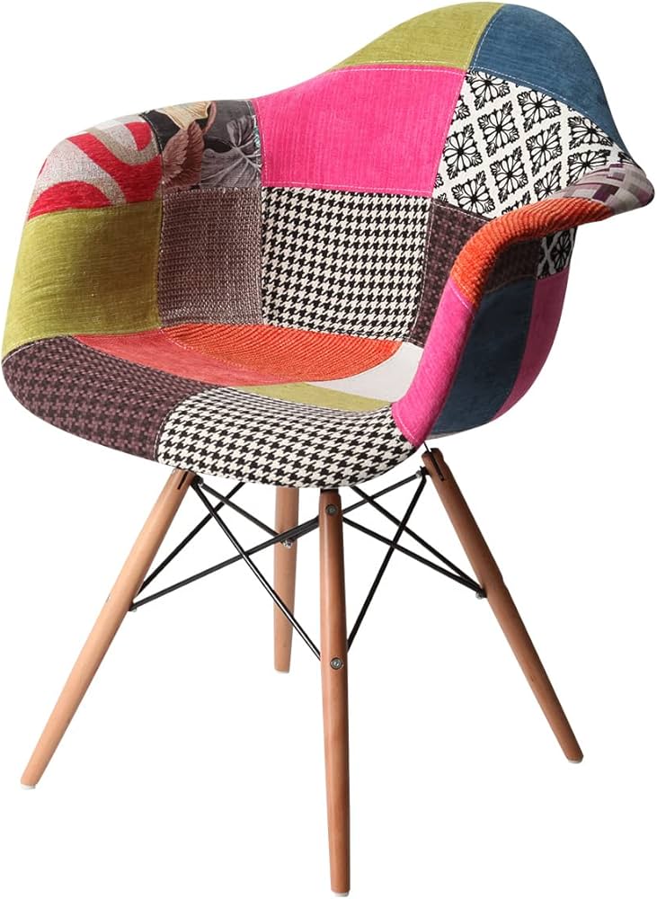 Amazon｜ぼん家具 パッチワークチェア チェア ダイニングチェア 耐荷重