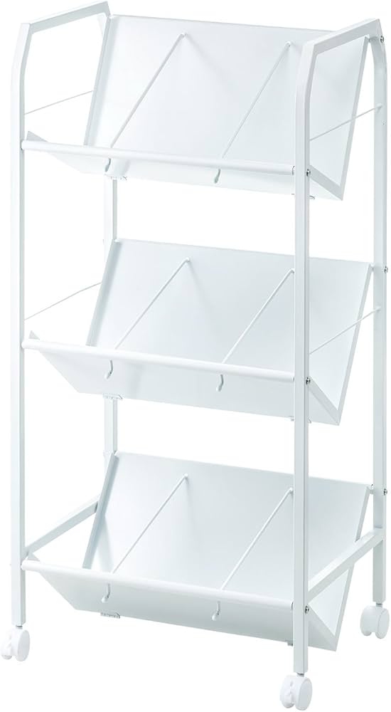 Amazon.co.jp: イーサプライ ファイルワゴン 3段 A4 キャスター