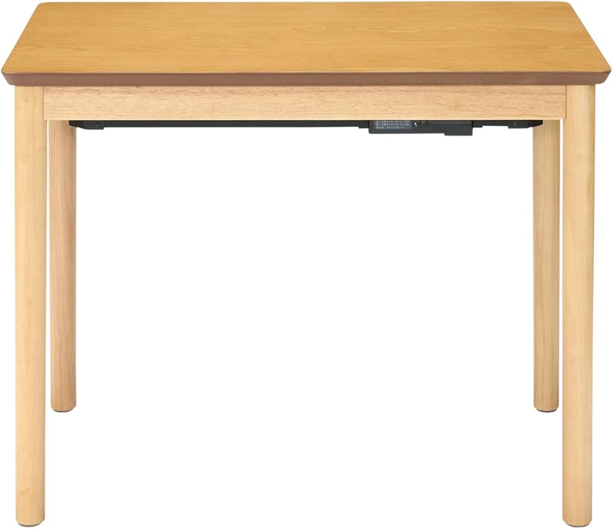 Amazon | 無印良品 デスクこたつ ナチュラル 幅90×奥行55×高さ72cm MJ