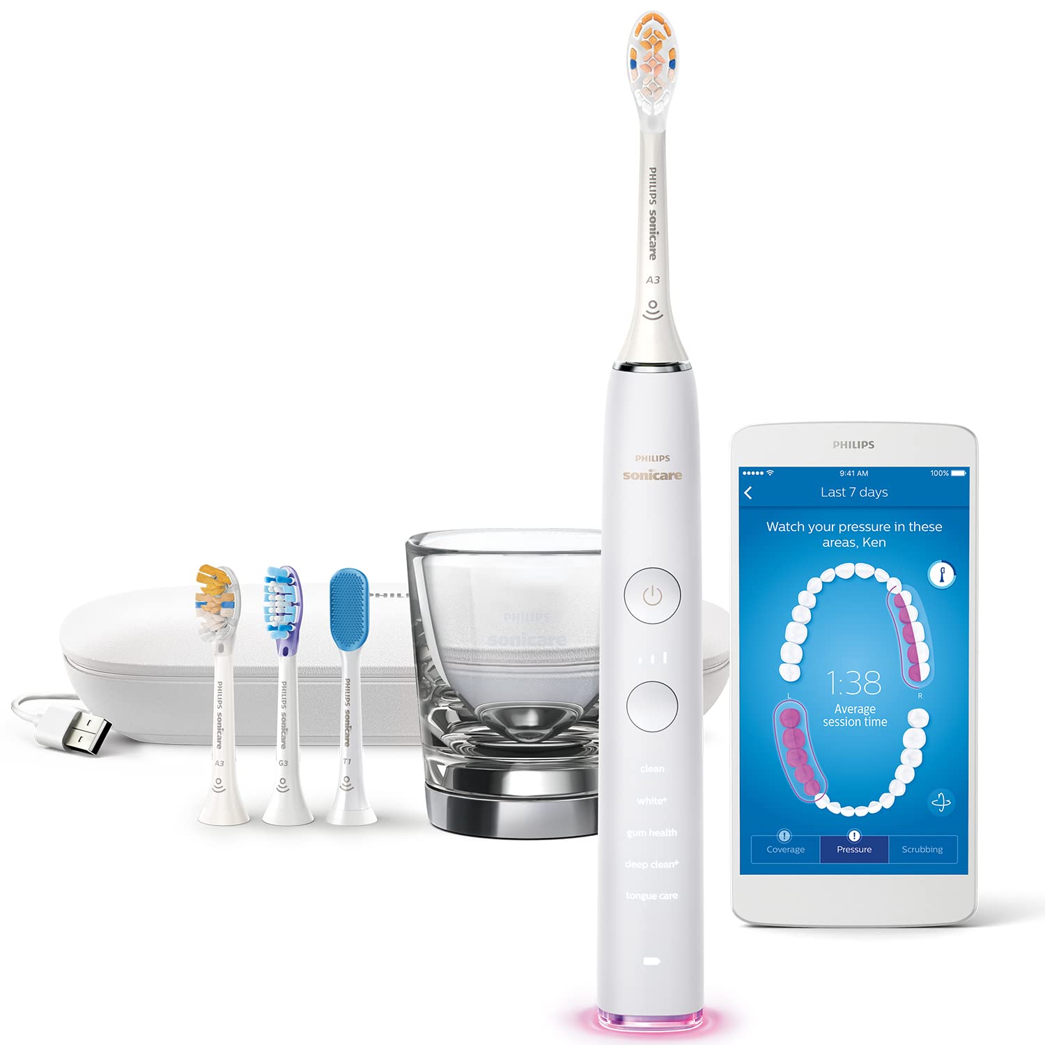 Amazon | フィリップス 電動歯ブラシ ソニッケアー ダイヤモンド