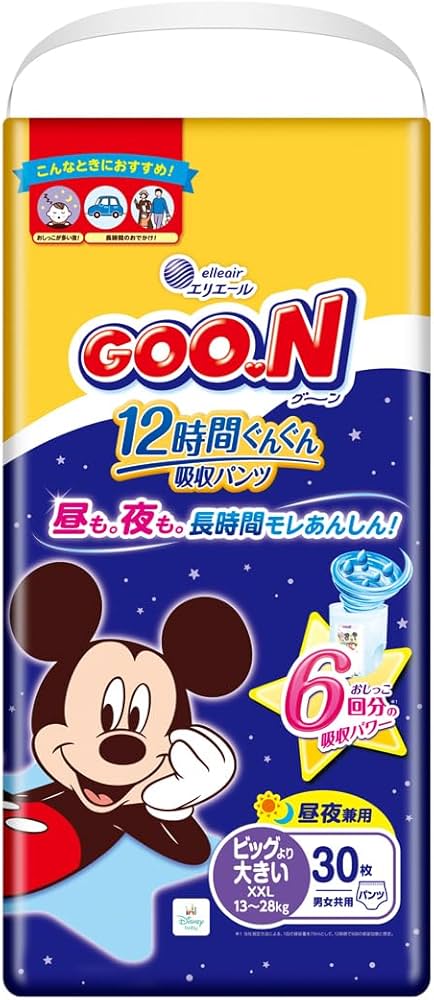 Amazon.co.jp: 【パンツ BIGより大きいサイズ】グーン 12時間ぐんぐん