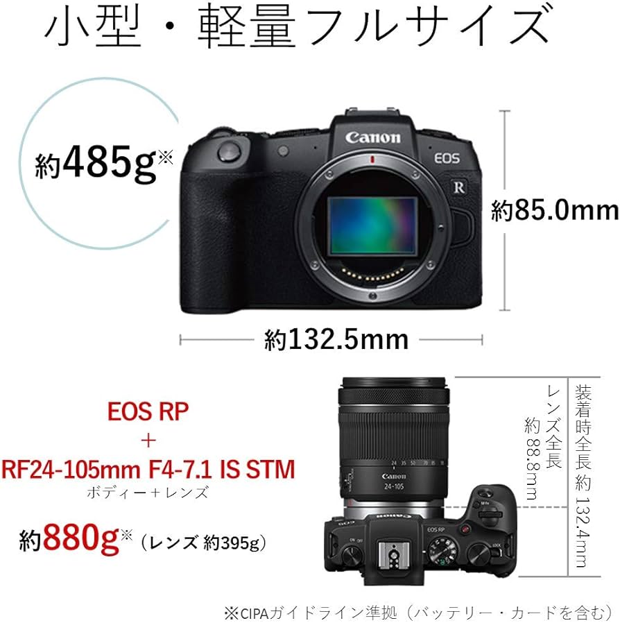 Amazon | Canon ミラーレス一眼カメラ EOS RP RF24-105 IS STM レンズ