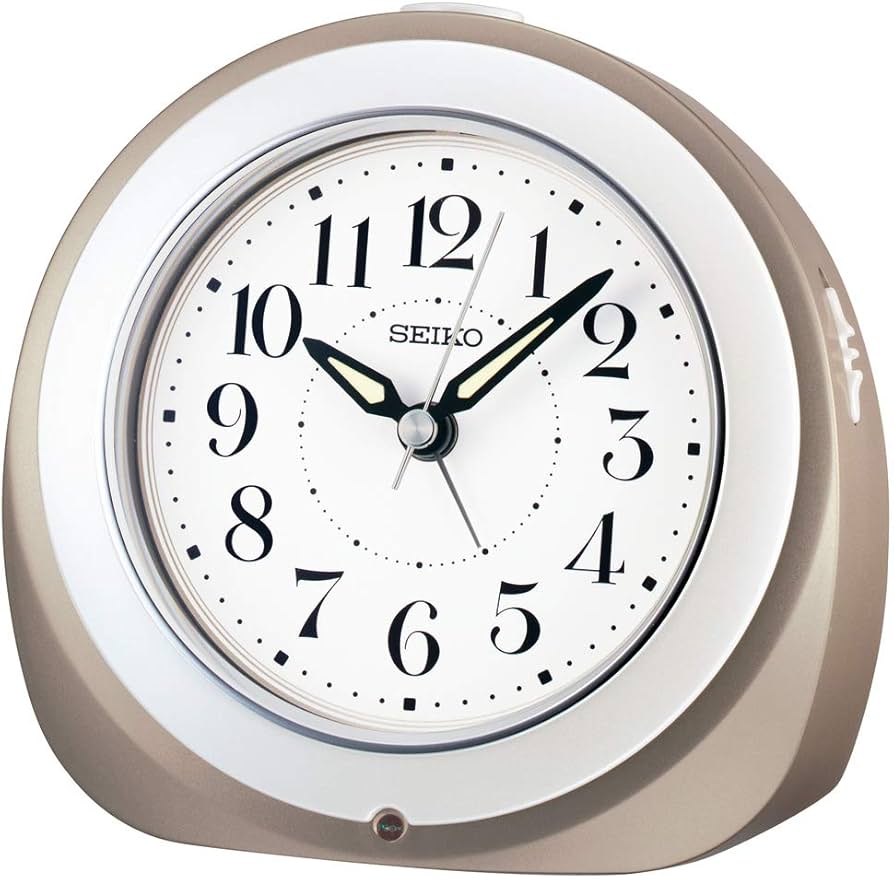 Amazon.co.jp: セイコークロック 電波 目覚まし時計 グレーメタリック