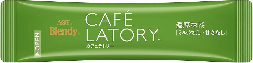 Amazon.co.jp: AGF ブレンディ カフェラトリー スティック 濃厚抹茶 6