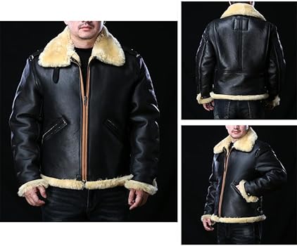 Amazon | [VIIBOY] ムートンジャケット ムートコート B6フライト