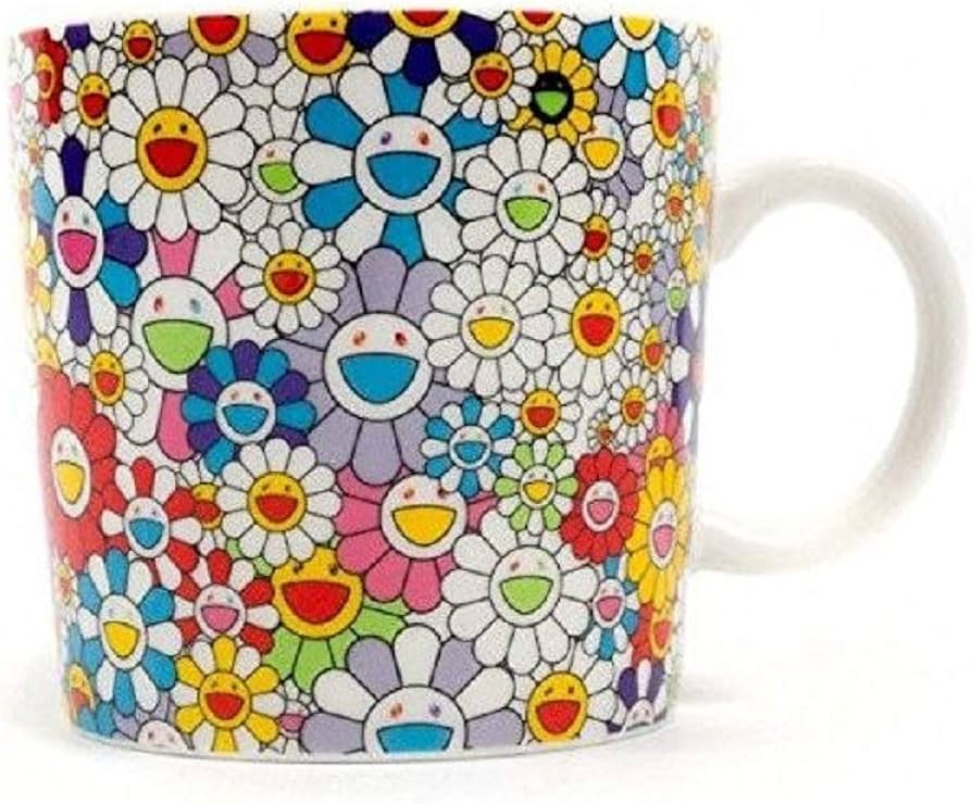 Amazon.co.jp: 村上隆 お花マグカップ マルチフラワー : Home & Kitchen