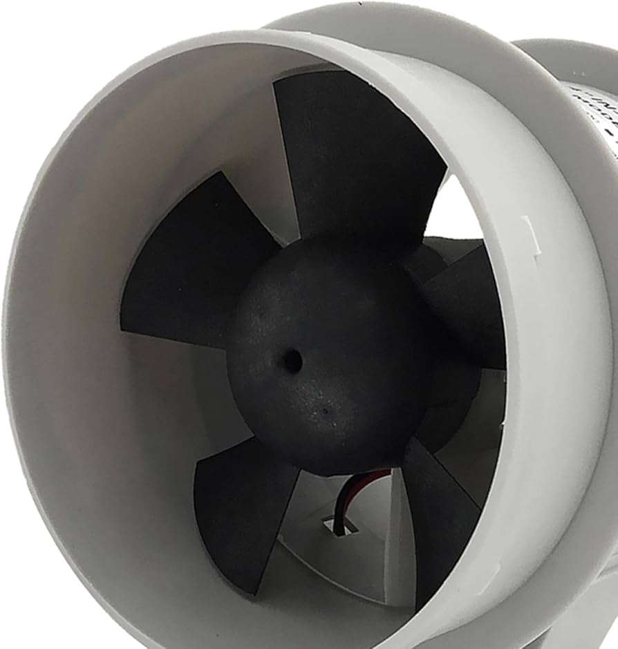 Amazon | マリン適用 防水 12V 送風機 耐水性高い 空気の流れ 直径4