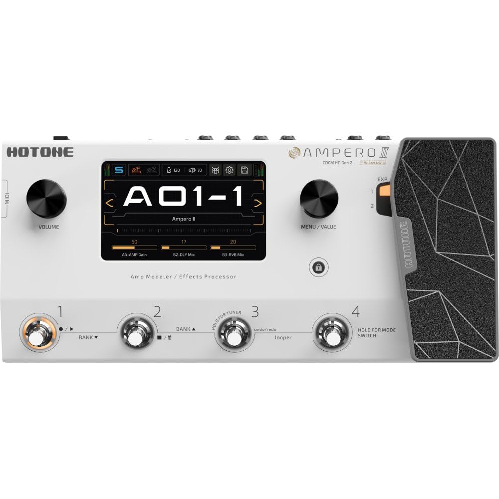 Amazon.com: Hotone Ampero II MP-350 Guitar Effects Processor Amp