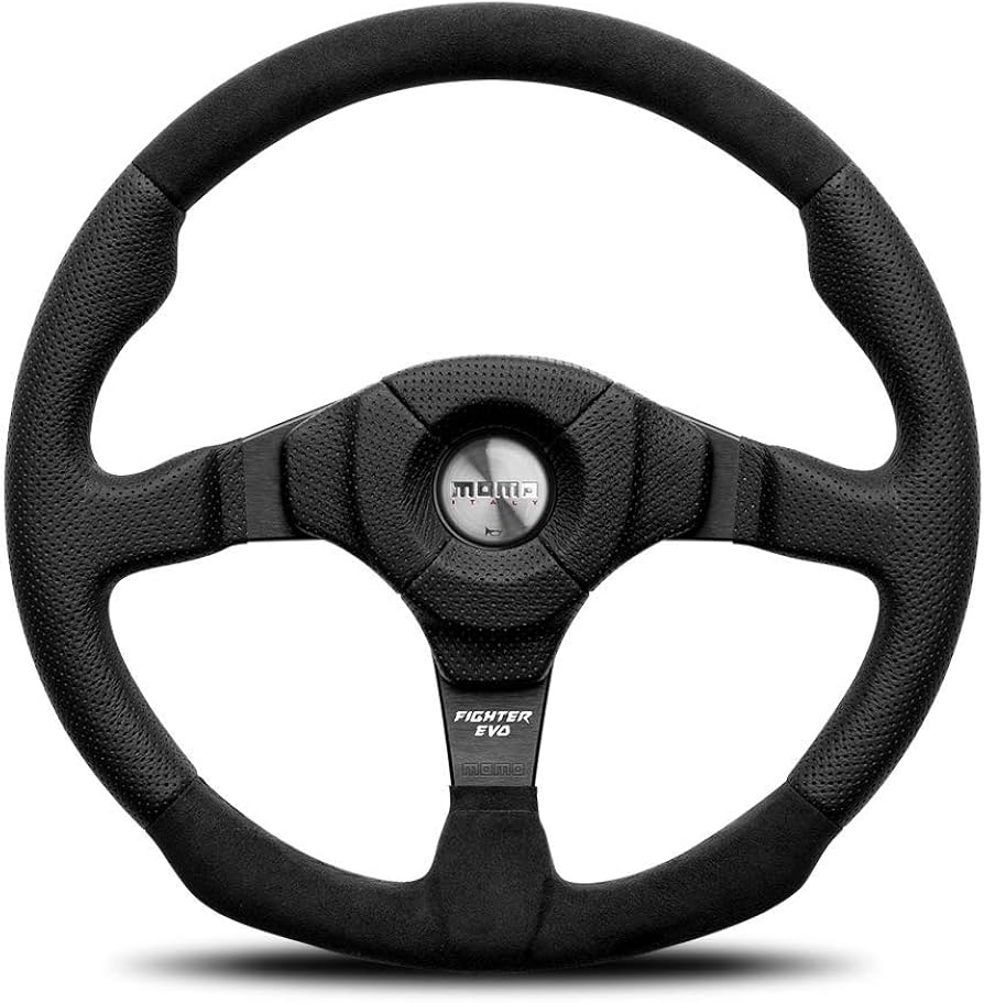 Amazon | MOMO ステアリング (モモ ファイター エボ レザー)FIGHTER