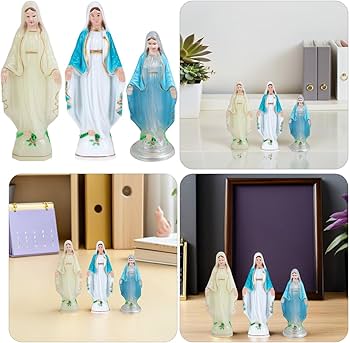 Amazon.com: 3pcs Virgin Sculpture Mother Sculptures Holy Family