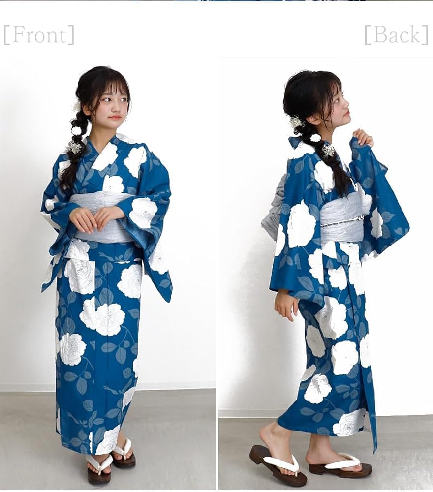 Amazon | 浴衣 セパレート レディース 5点セット 全5柄 二部式 簡単に
