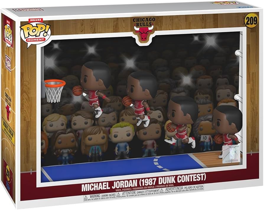 Funko Pop! Moments Deluxe: Chicago Bulls - Michael Jordan - ('87