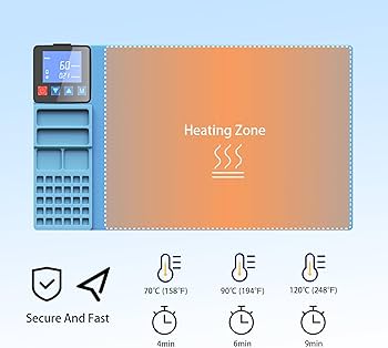 Amazon.co.jp: CPB IENBOS 加熱パッド iPad iPhone スマートフォン LCD