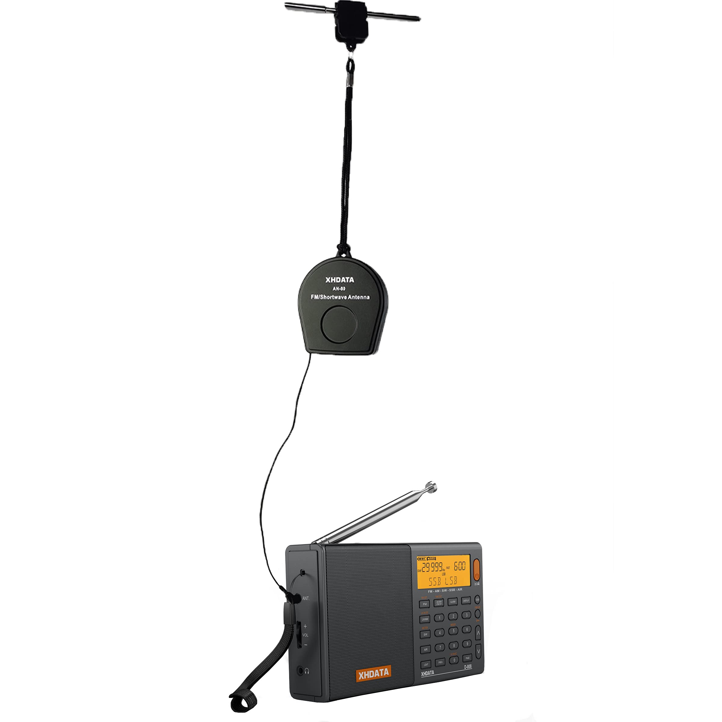 SIHUADON D-808 AMループアンテナ ワイヤーアンテナセット SIHUADON D