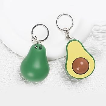 Amazon.co.jp: Liuselly アボカド ストレス リリーフ キーホルダー