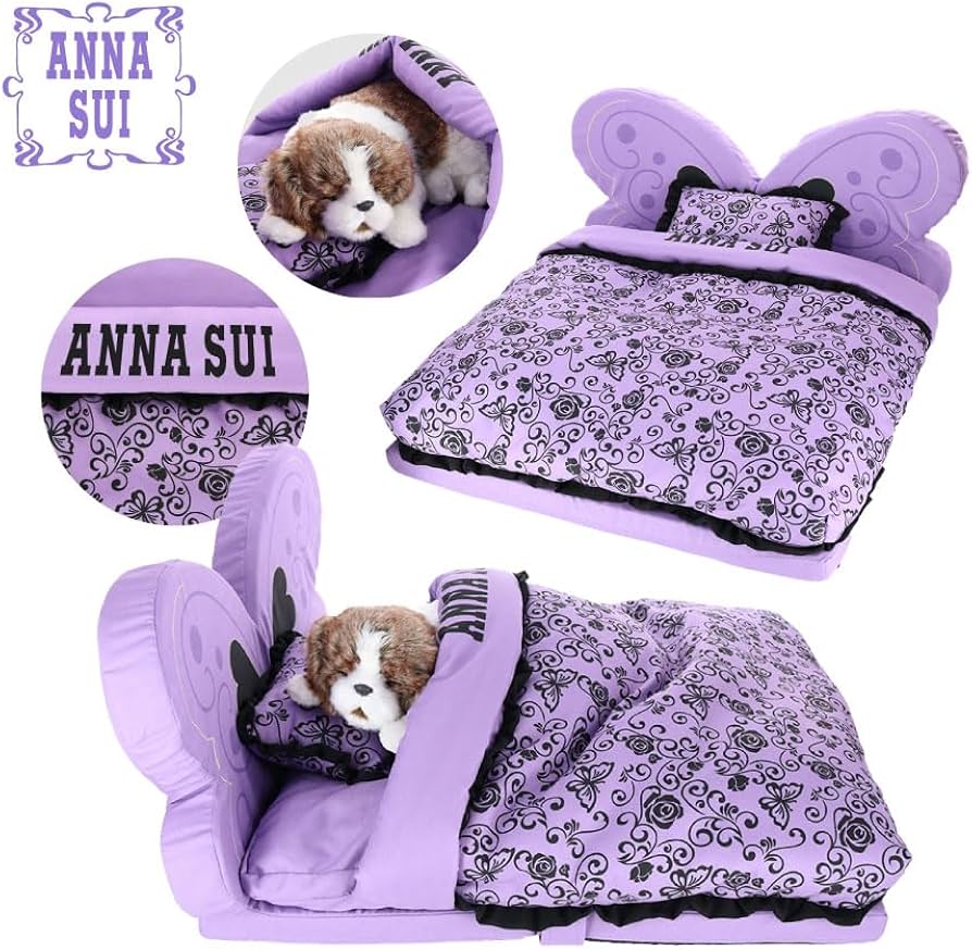 Amazon | ANNA SUI 蝶ベッド ペット用ベッド | 布団 寝具 犬用品 猫