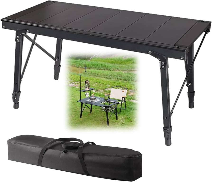 Amazon | IGT テーブル Xincamping キャンプ アウトドテーブル