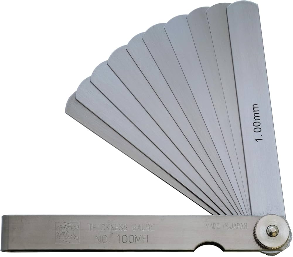 Amazon.co.jp: 新潟精機 SK 日本製 シクネスゲージ(すきまゲージ) 10枚