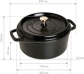 Amazon.co.jp: staub ストウブ 「 ピコ ココット ラウンド ブラック