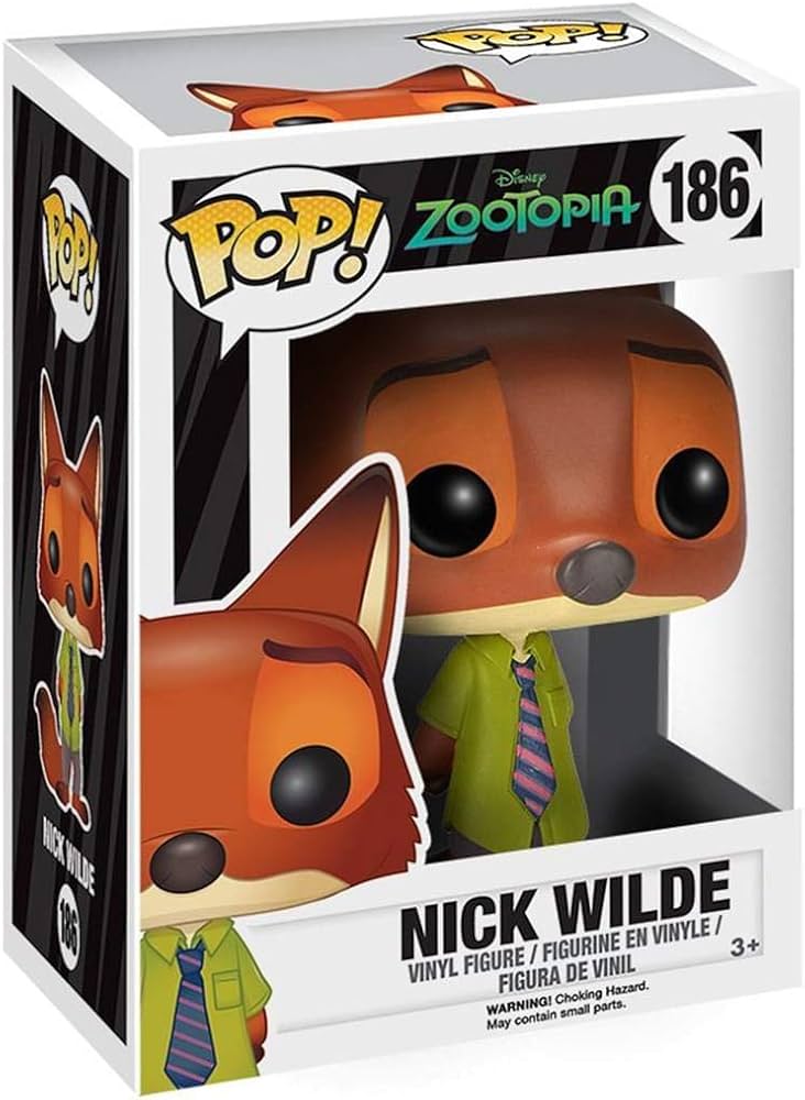 Amazon.com: Funko Nick Wilde POP Disney: Zootopia Figure : Toys
