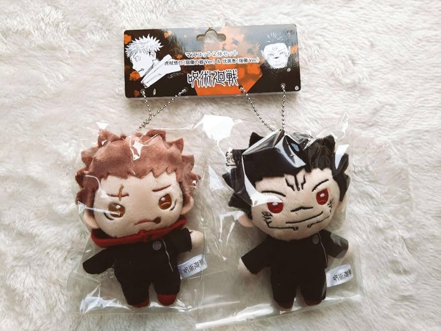 Amazon.co.jp: 呪術廻戦マスコット2体 虎杖悠仁宿儺の器Ver.＆伏黒恵宿