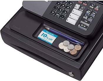 Amazon | カシオ レジスター 8部門 小型ドロア SE-S30-BK ブラック