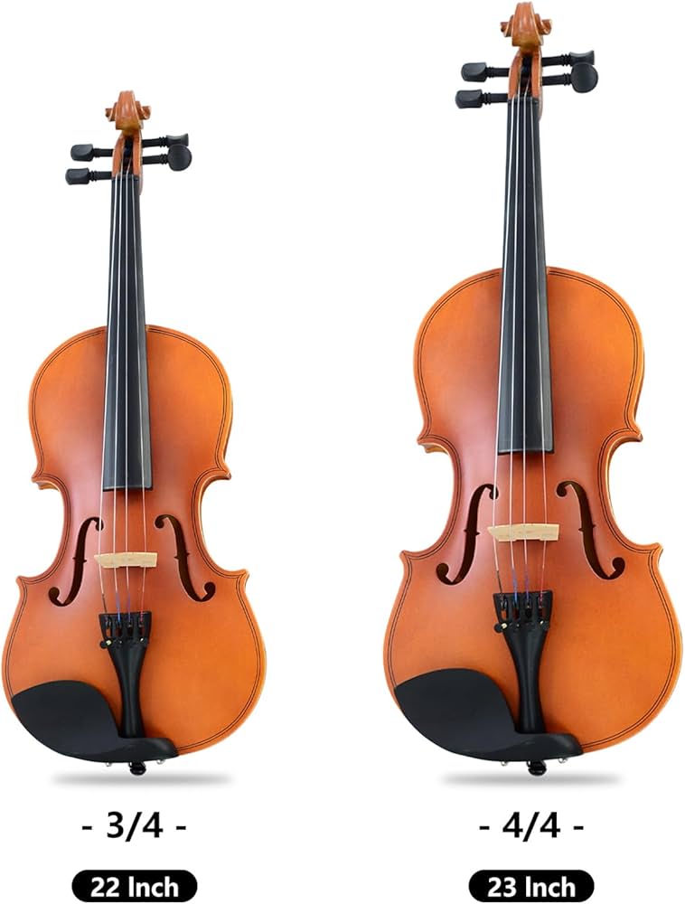 Amazon | BQKOZFIN バイオリン 3/4 初心者セット ヴァイオリン 弓2本