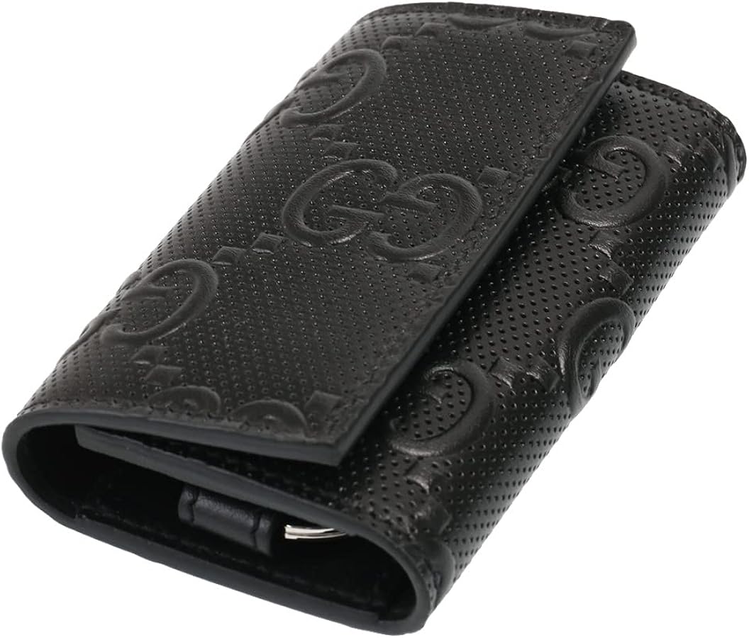 Amazon | [グッチ] キーケース メンズ 6連 GGエンボスレザー