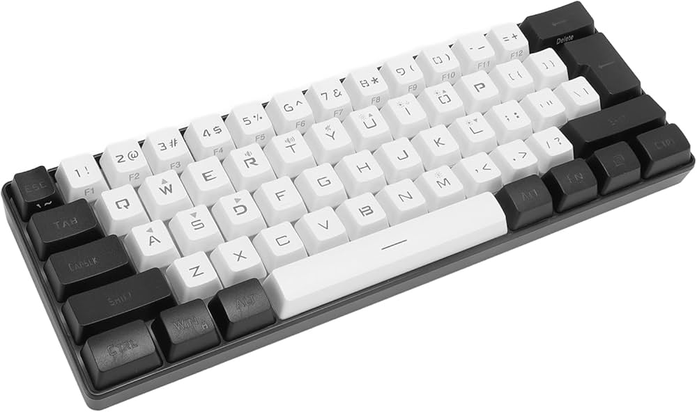 Amazon.co.jp: 60% ミニゲーミングキーボード、61 キー RGB バック