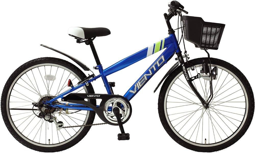 Amazon | 子供用自転車 24インチ CTB スチール シマノ製 6段変速 カゴ