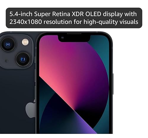 Amazon.com: Apple iPhone 13 Mini, 128GB, Midnight - Unlocked