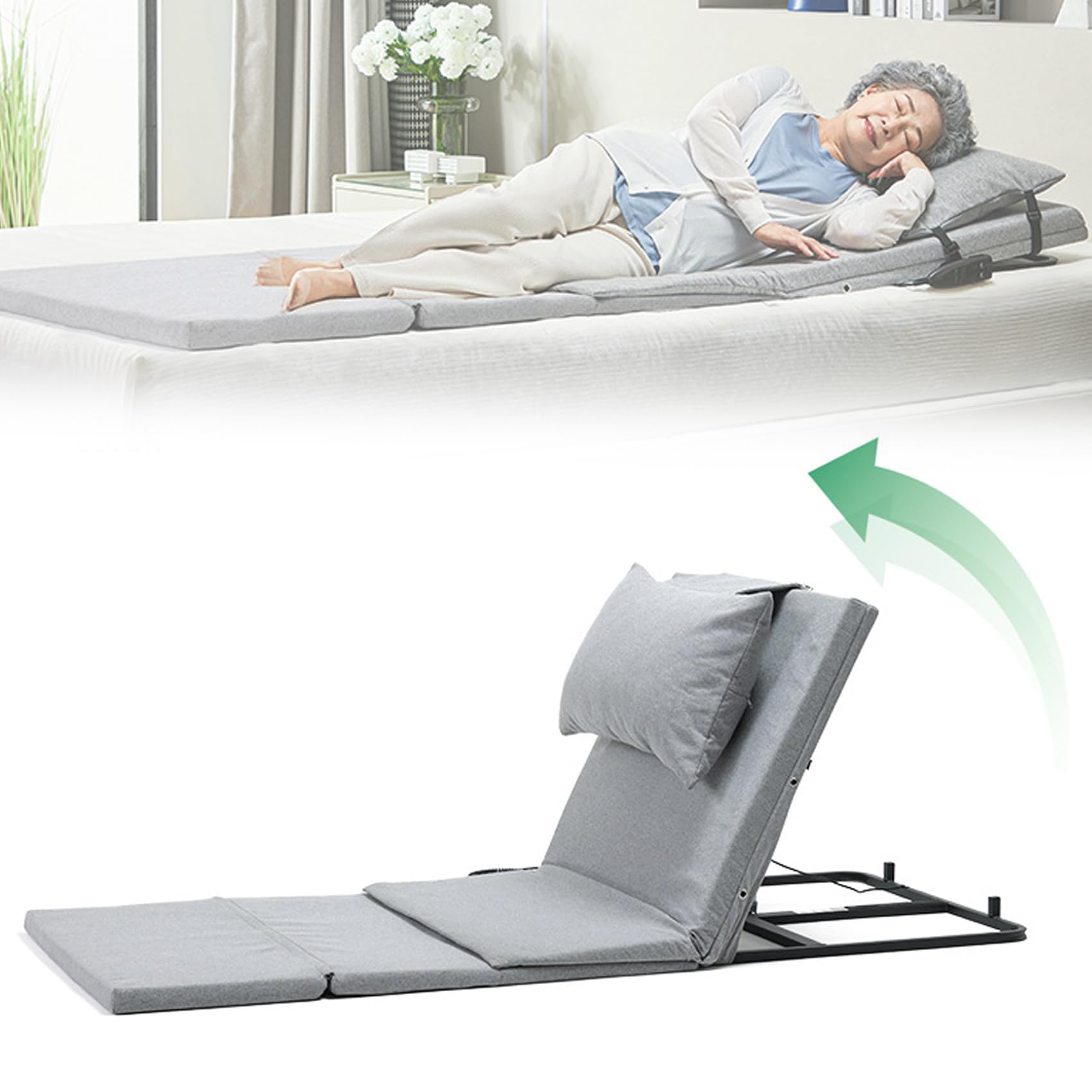 Amazon.co.jp: 電動ベッド背もたれ 座椅子 介護ベッド用 角度2°-65