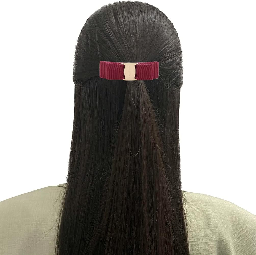 Amazon.co.jp: [フェラガモ] バレッタ アクセサリー ヴァラ リボン