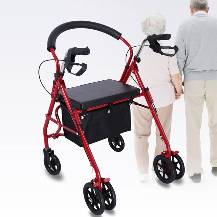 Amazon | 小型折り畳み式歩行器 シルバーカー買い物 歩行補助 軽量介護