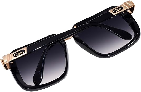 Amazon.com: Cazal 616 001SG Black Gray Gradient Vintage Sunglasses