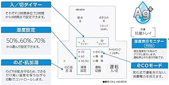 Amazon.co.jp: ダイニチ 加湿器 ハイブリッド式(木造和室5畳まで