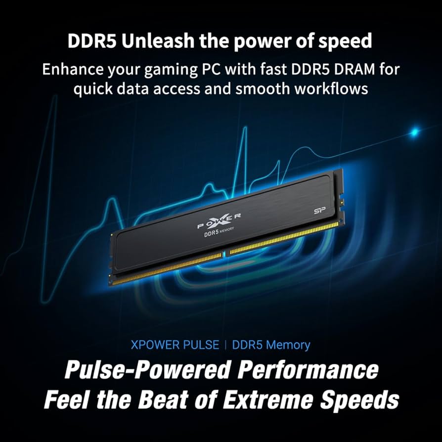 Silicon Power Value Gaming DDR5 32GB (2x16GB) 6400MT/s (PC5-51200