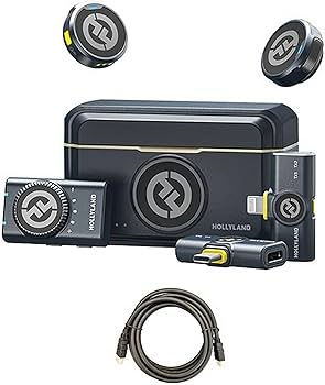 Amazon.com: Hollyland Lark M2 Charcoal 2.4 GHz Wireless Lavalier
