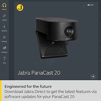 Amazon.co.jp: Jabra Panacast 20 ビデオ会議用Webカメラ [国内正規品