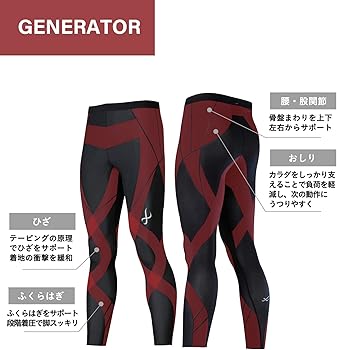 Amazon | [シーダブリューエックス/ワコール] スポーツタイツ ロング丈
