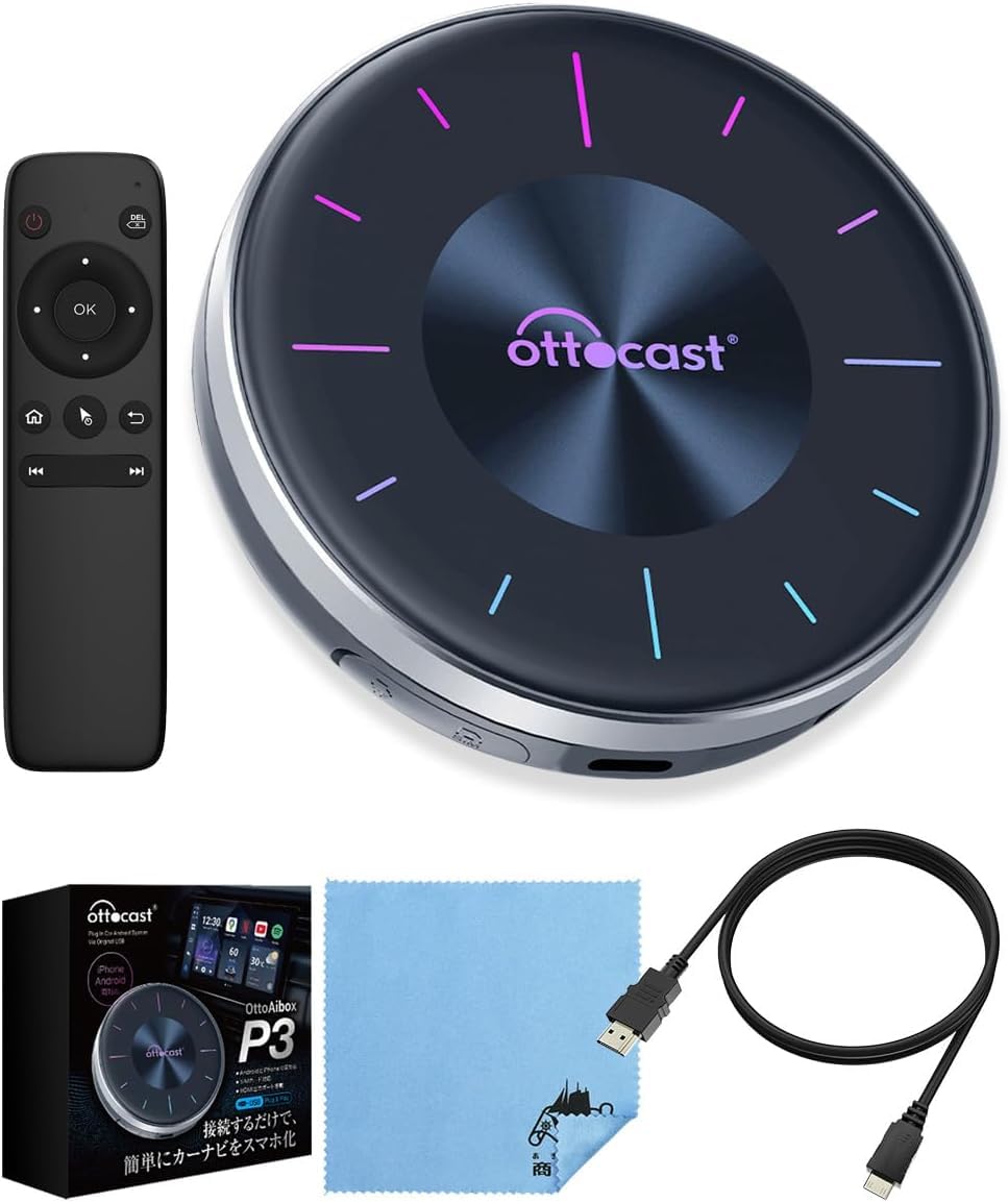 Amazon | 【対応表要確認】 オットキャスト P3 OTTOCAST carplay ai