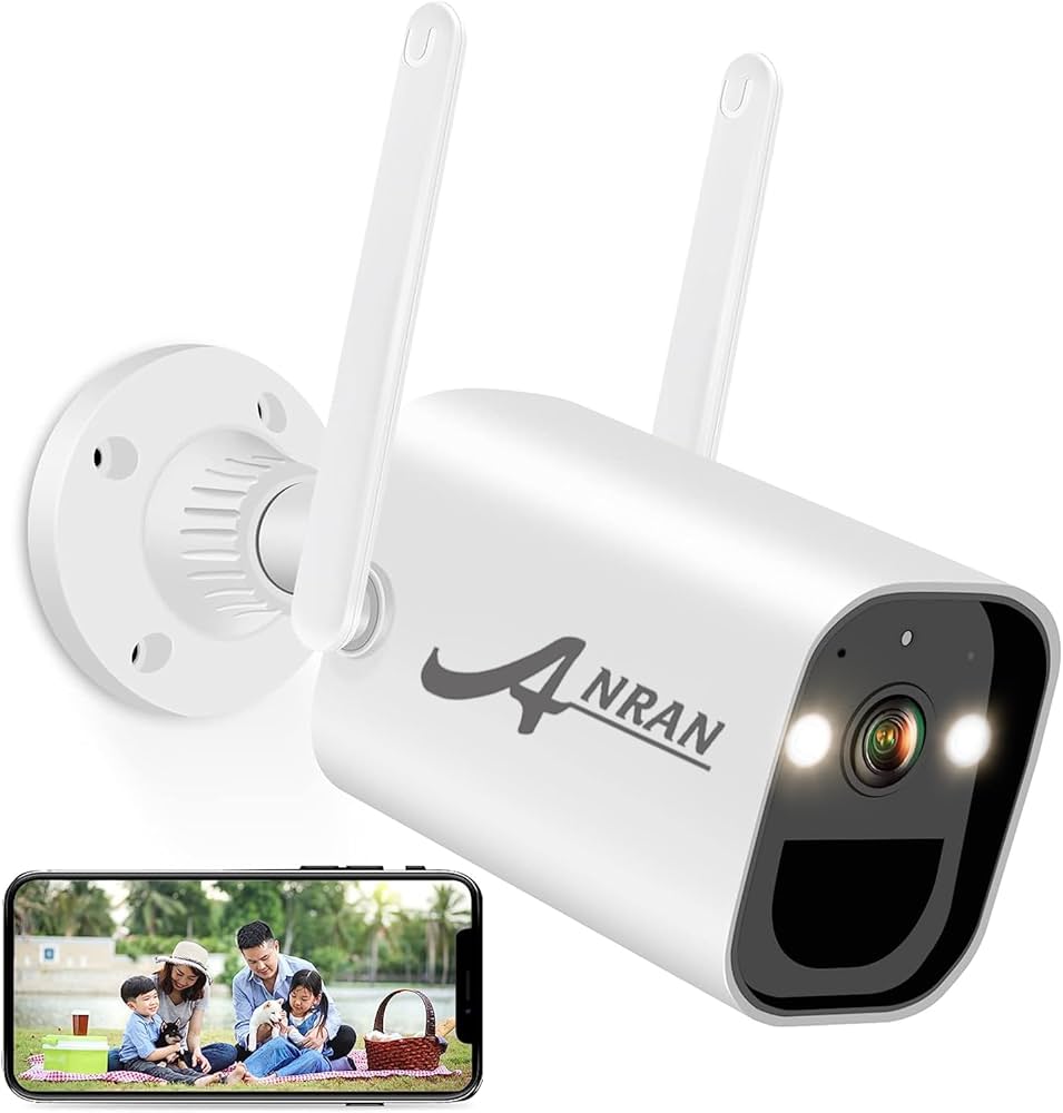 Amazon.co.jp: 【PCで対応できる・完全無線】ANRAN 防犯カメラ