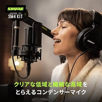Amazon.co.jp: SHURE シュア SM4 ホームレコーディングマイクロホン
