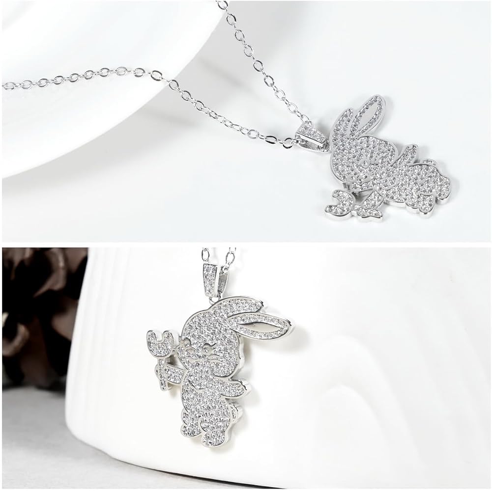 Amazon.co.jp: X9H8N9 バニー ネックレス バニー ペンダント